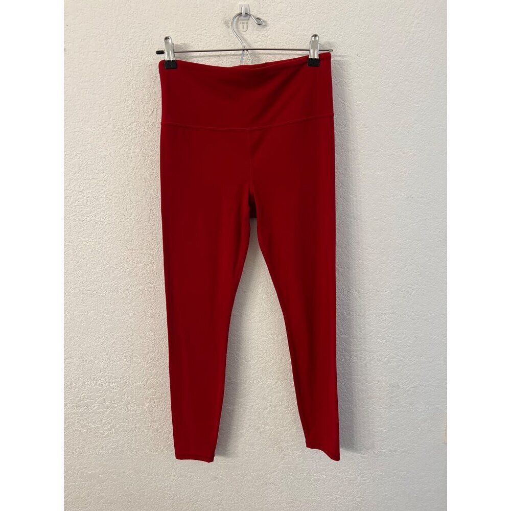 Athleta red ultra high rise elation tights leggings women size small